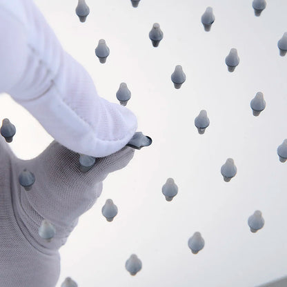 Bathroom Shower Head Chrome Ultrathin Rainfall Bath Head Wall Mounted Stainless Steel Bathroom Shower Accessories