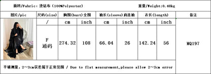 Ramadan Wave Point Black Open Muslim Modest With Hijab Women Kimono Abaya Damen Dubai Islam Kebaya Kaftan Robe Femme Musulman.