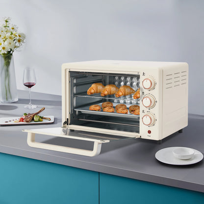 Electric Oven Mini Oven With Adjustable Temperature And 60-Minute Timer 22L Electric Oven.