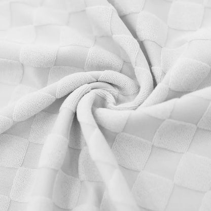 European and American Oversized Fashion Brand Men's Summer New Chessboard Plaid Loose Sports and Leisure Two-Piece Set.