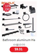 BAKALA Luxury  Mirror Matte  Black White Bathroom Faucet Basin Sink Tap Wall Mounted Square Brass Mixer LT-320BR