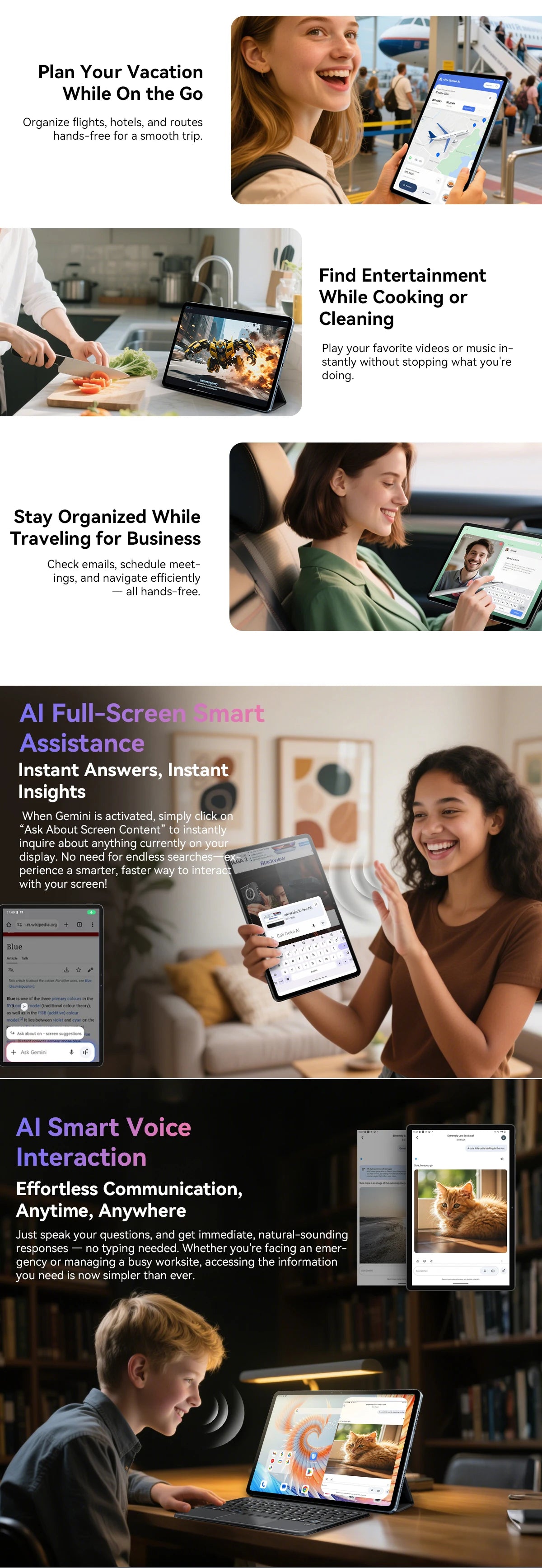2025 Blackview MEGA 3 Tablet Android 15 Pad 12.1" 2.5K 90Hz Display 12GB 256GB 8800mAh Tablets PC 33W Fast Charging 50MP Camera.