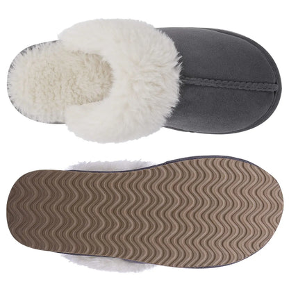 New Winter Fuzzy Women Slippers Indoor Soft House Shoes Fashion Brand Fluffy Suede Women Shoes Outdoor Antiskid Flat Slippers