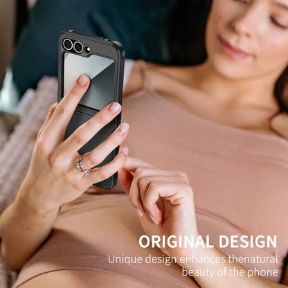 Luxury Original Official Slim Matte Protection Phone Case Samsung Galaxy Z Flip 7 6 5 4  For Wireless Charging Shockproof Cover.