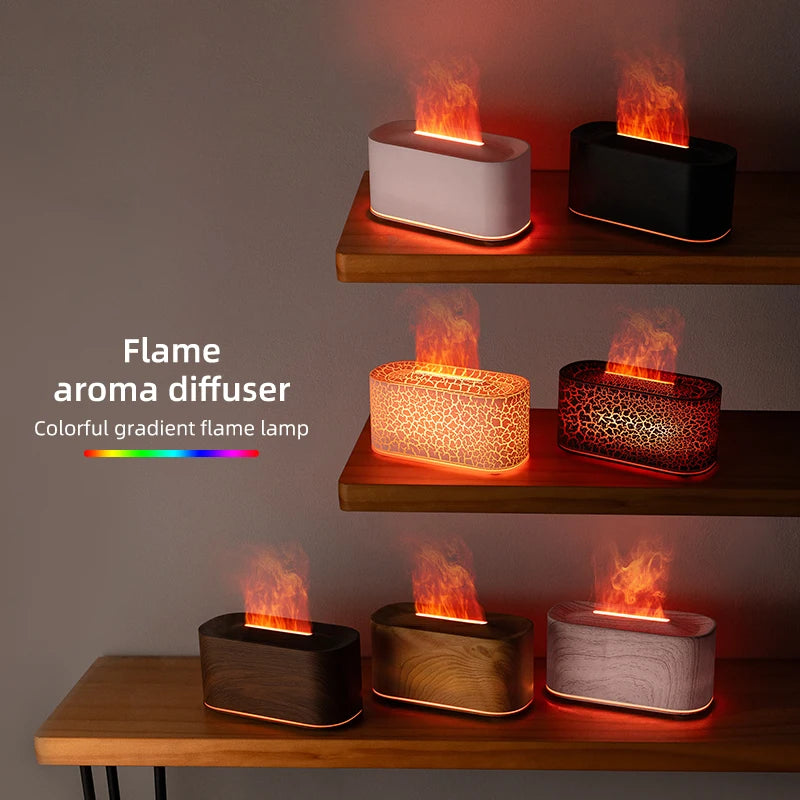 2025 New Aroma Diffuser Humidifier Addable Essential Oils Aroma Diffuser with Protection Function 7 Colors Ambient Night Light.