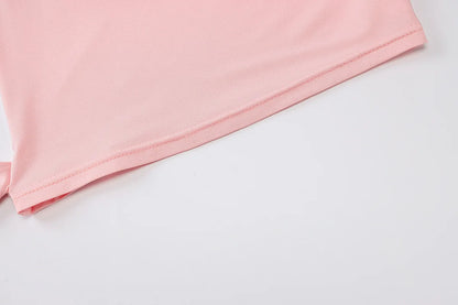 Cryptographic One Shoulder Solid Lace Up Tops Summer Y2K Outfits Sexy Backless Sleeveless Crop Tank Coquette Streetwear Clothes.