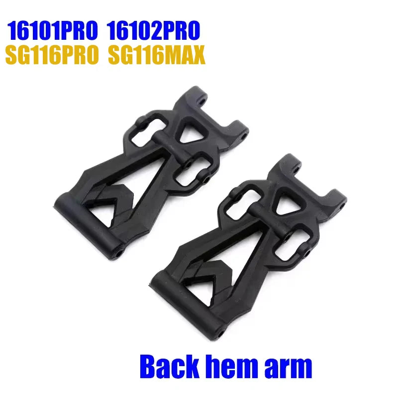 SCY 16101PRO 16102PRO SG116MAX RC Automotive Parts Turning Shaft Gear Bearing Pull Rod Steering Cup Swing Arm Motor Tire Screws