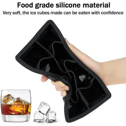 4/6/8/15/160 Grid Big Ice Tray Mold Giant Jumbo Large Food Grade Silicone Ice Cube Square Tray Mold DIY Ice Maker Ice Cube Tray.