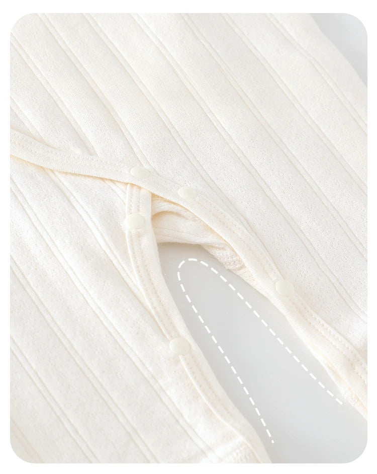 AYNIGIELL Frühling und Herbst 0-6 Monate Baby Strampler Neugeborene Mädchen Jungen 100 % Baumwolle Langarm Kleidung Säuglingsoverall.