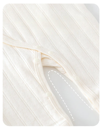 AYNIGIELL Frühling und Herbst 0-6 Monate Baby Strampler Neugeborene Mädchen Jungen 100 % Baumwolle Langarm Kleidung Säuglingsoverall.