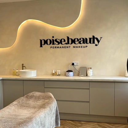 Personalized Large Business Sign Wall Mounted Acrylic 3D Logo Sign Custom Wall Art Beauty Salon Shop Bar Decor Home Decorations.