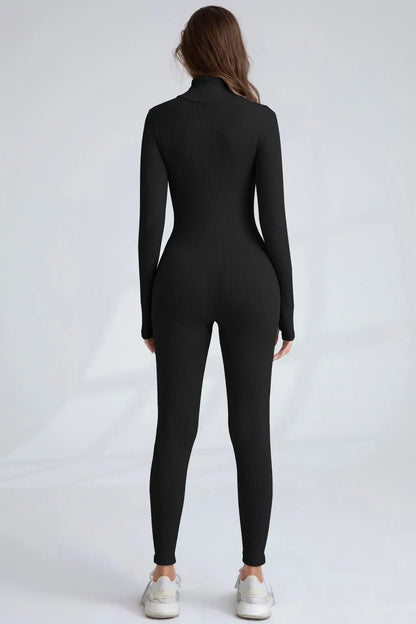 Seamless Zipper Women's Yoga Suit Quick Dry Fitness Running Sportswear Cross-Border European American Style Autumn/Winter.