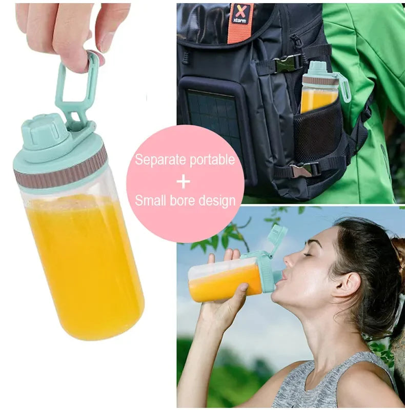 Portable Electric Fruit Juicer Wireless USB Rechargeable 6 Blades Mini Mixer Multifunction Summer Smoothie Blender Machine.