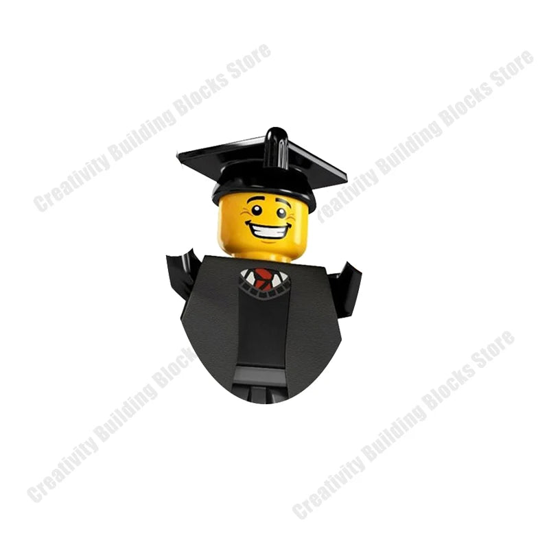 New Hot Series Gray Shark Boy Girls 3D Model DIY Building Bload Toys Classic Movie Children's Toys Gifts.