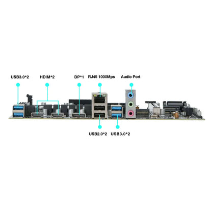 DIY Gaming Computer Motherboard with Onboard 11th Kit IntelCore CPU 0000 ES 2.6GHz (Refer to Kit i9 1198** i9 11900) DDR4.
