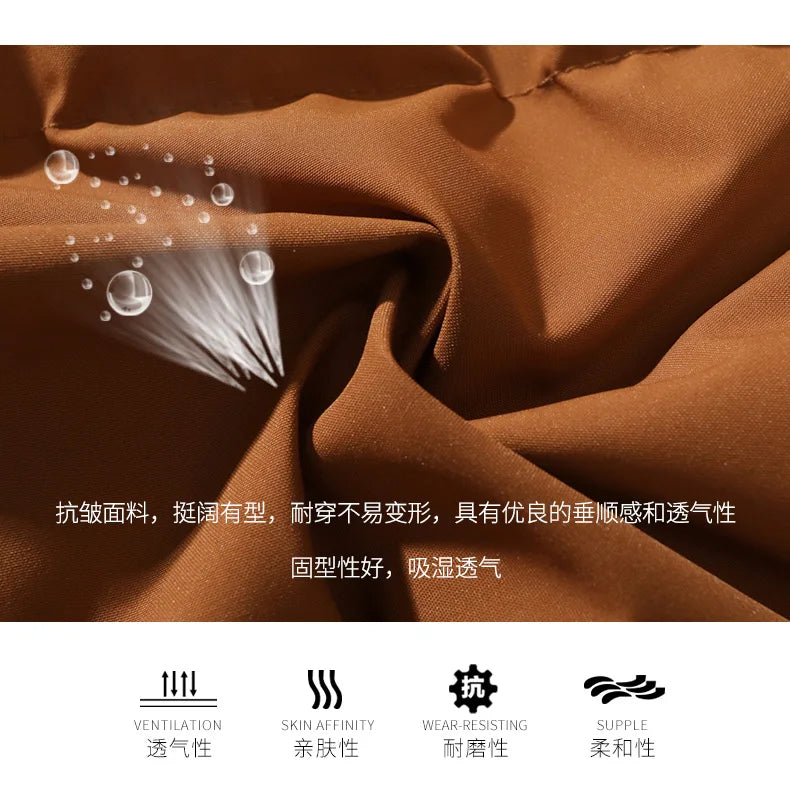 Men Windproof Hooded Vest Men Jacket Sleeveless Vest Winter Jacket Casual Coat Men Down Cotton Warm Thicken Waistcoat Thick Coat.