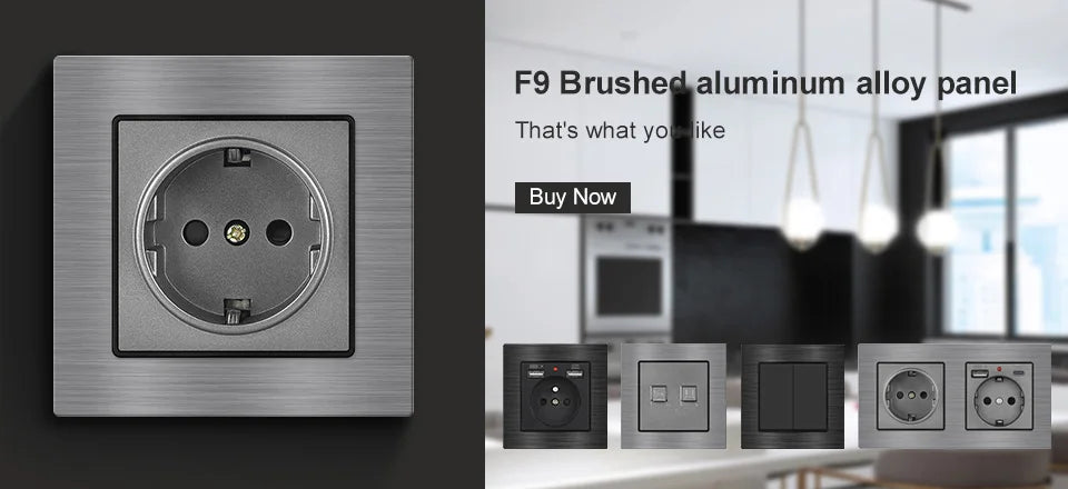 SRAN Eu-Steckdosen 220 V 16 A 82 x 82 mm Glas-Doppel-Dreifach-Wandstecker Russland Spanien Eingebautes Heimbüro.