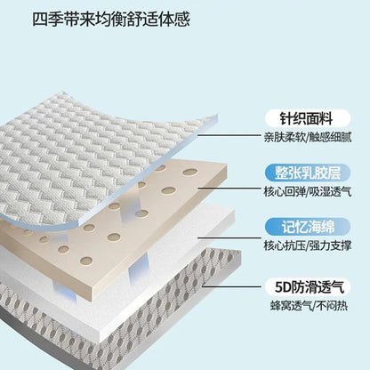 Latex matratze nach Hause gepolstert Studenten wohnheim Tatami verdickt Einzel-und Doppel benutzer definierte Memory Baumwolle Bett matte