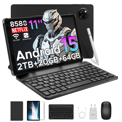 Doogee Tab A9+ Tablet Pc 11 Inch Android 15 20Gb Ram(4+16) 64Gb Rom 8580Mah Battery Dual Speakers Support Widevine L1 Tablet Pc.