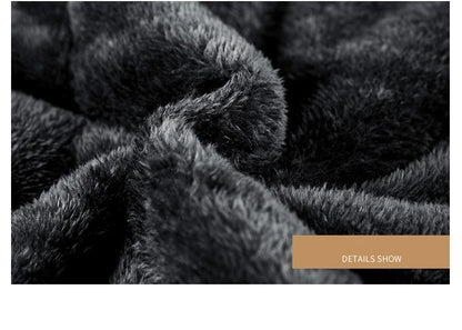 Thick Coat Winter Outdoor Running Sports Windproof Warm Fleece Hooded Cargo Jacket Men Removable Hood Thick Warm Fleece Jacket