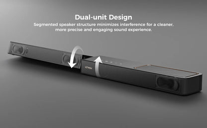 ULTIMEA 460W 5.1.2ch Sound Bar with Dolby Atmos, Surround Sound Home Theater System for TV with 2 Surround Speakers, APP Control.