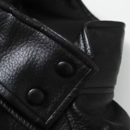 ETJ 2025 neue Damenmode, lockere Version der Stehkragen-Kunstlederjacke, Streetstyle, coole, hübsche Lederjacke