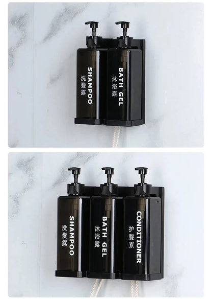Hotel-Shampoo- und Duschgel, separate Flaschen, Wandmontage, kein Stanzen, Händedesinfektionsboxen, wandmontierte manuelle Seifenspender