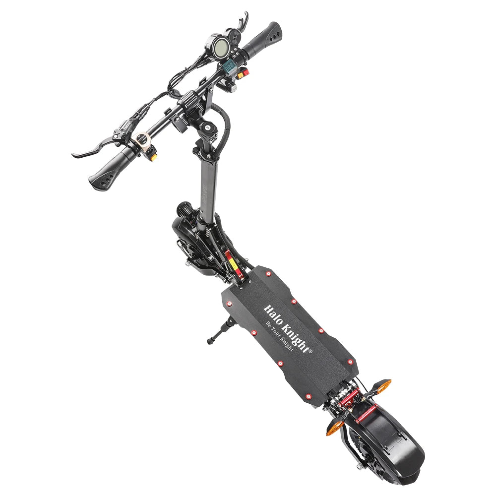Halo Knight T108 28.8Ah 1000W Dual Motor Faldable Electric Scooter 65KM/H Max Range 60KM On-Road Tire E Scooter with Suspension.
