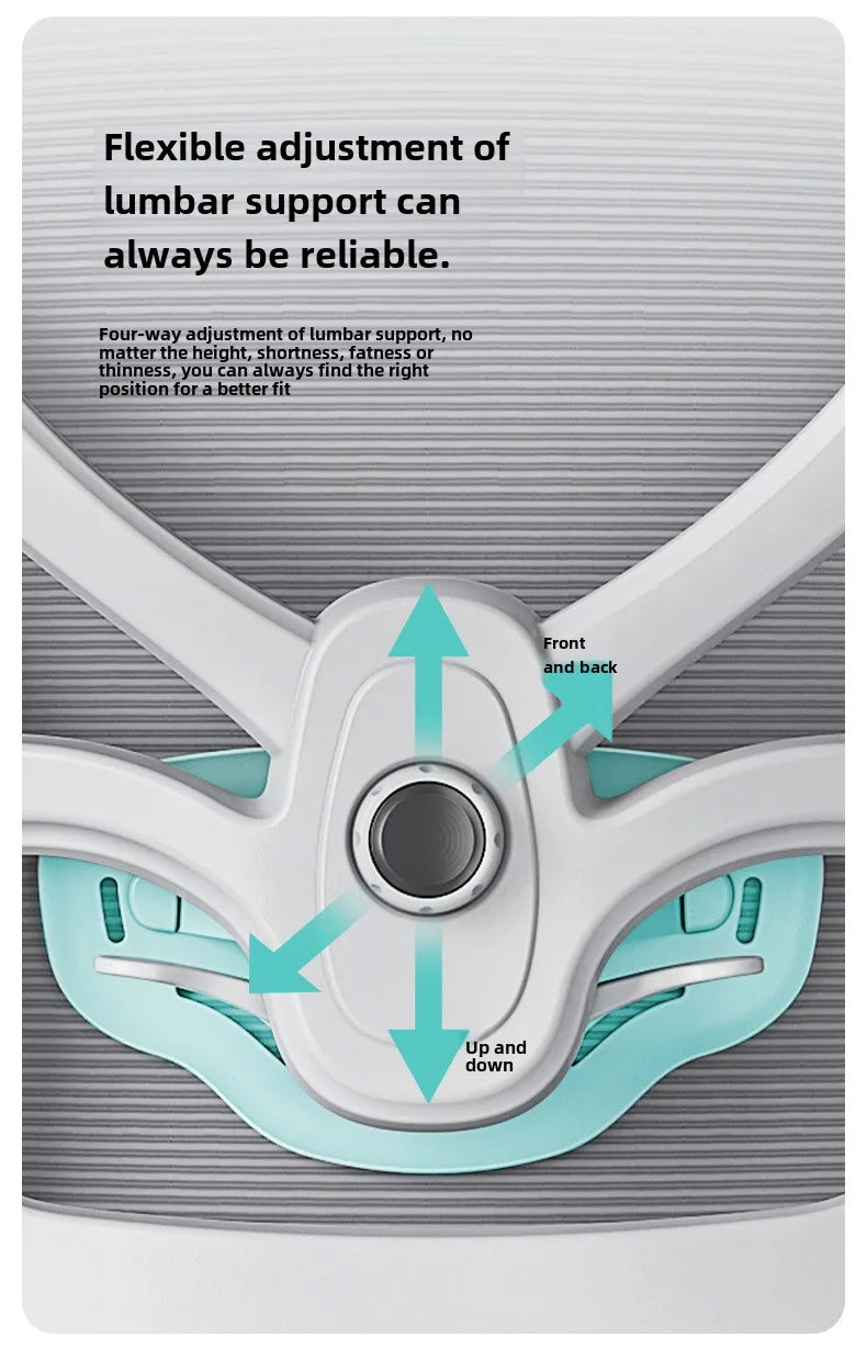 Bequemer Gaming-Stuhl mit weicher Polsterung, Nackenstütze und verstellbarem Lendenkissen für gesunde Sitzhaltung