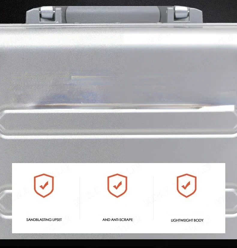 TravelTrolley-Gepäck, 20 Zoll, Handgepäck, Kabinenkoffer, Reisetaschen, Rollgepäck, Reisekoffer aus Aluminium-Magnesium-Legierung.