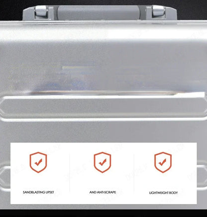 TravelTrolley-Gepäck, 20 Zoll, Handgepäck, Kabinenkoffer, Reisetaschen, Rollgepäck, Reisekoffer aus Aluminium-Magnesium-Legierung.