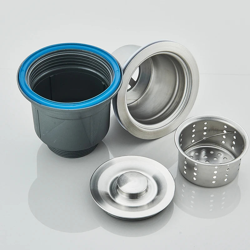 Wasserfall-Küchenspüle aus Edelstahl 304, großes Einzelbecken mit großem Einzelschlitzspüle über der Theke mit Tassenschlitz