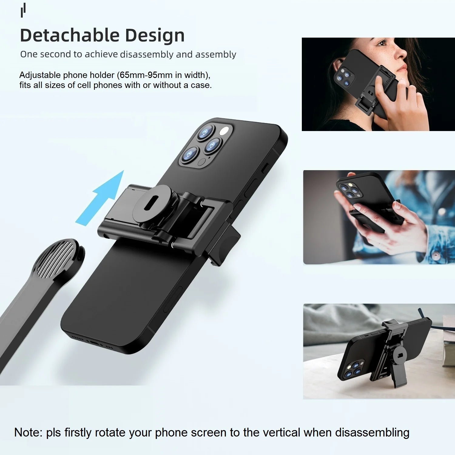 Selfie Stick with Tripod Stand and Remote, 42" Extendable Selfie Stick for iPhone 15 14 13 12 Pro Max Android Galaxy S23 S22.