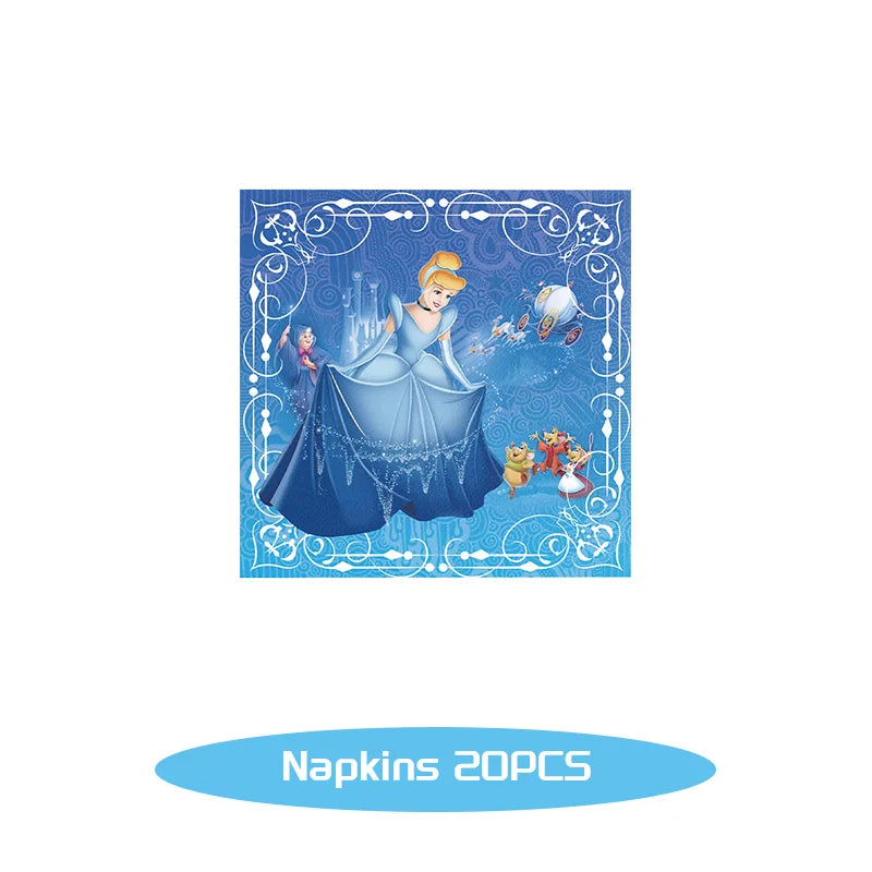 Disney Cinderella Geburtstag Dekoration Party Liefert Hintergrund Geschirr Set Luftballons Dekoration Party Gefälligkeiten Für Kinder Geburtstag