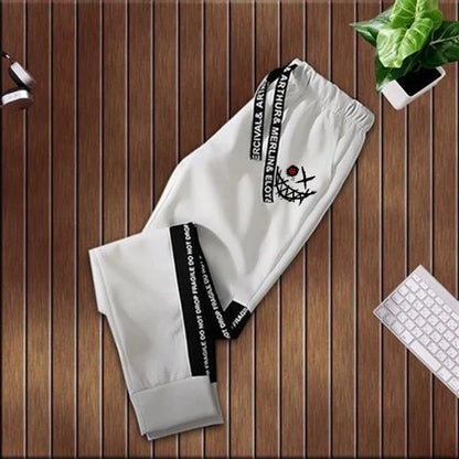 Evil Smile Printed Hoodie 2025 Trendy Mens Sweatshirt Jogger Set Winter Autumn Casual Sportswear Urban Streetwear Hooded Outfit.