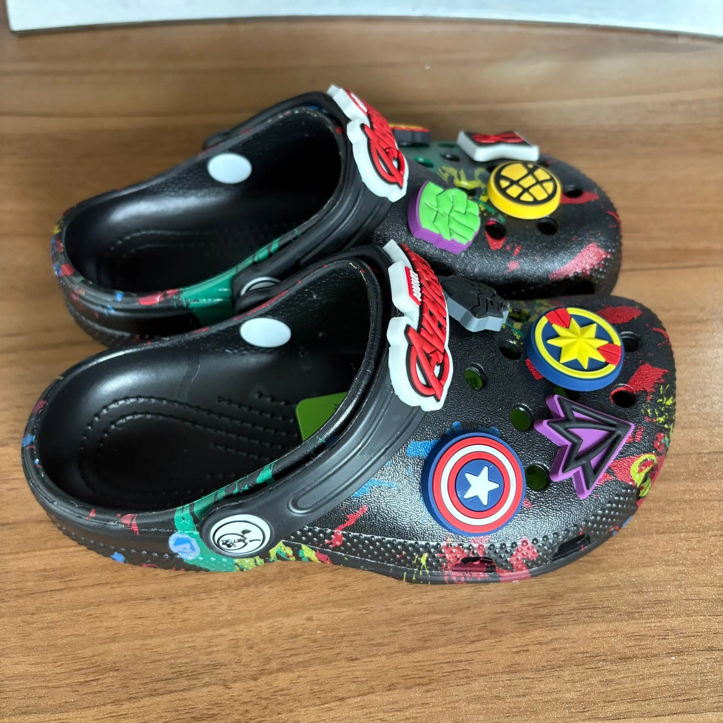 Children Slippers The Avengers Anime Disney Marvel Kawaii Hole Sandals Eva Beach Breathable Shoes Outdoor Non Slip Comfort Gifts