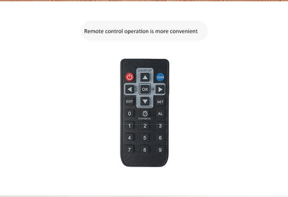 13 Zoll Pixel Digital Wanduhr Timer Positiv/Countdown/Stoppuhr Tischuhr mit Fernbedienung 12/24 Stunden LED Elektronische Uhren