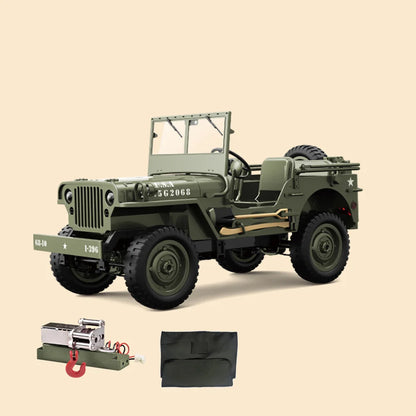 JJRC C8815 RTR 1/10 2.4G 4WD RC Car Off-Road Climbing LED Light Optional Winch Canopy Metal Frame Rock Crawler Vehicles Models