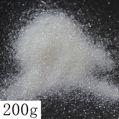 Ultra Fine Colorful Spark - Solvent Resistant White Iridescent Glitter -  - 015 Size, 0.5 mm