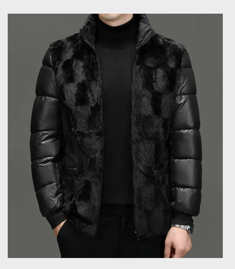 Top Grade Brand Casual Fashion Designer Warm Parka Coat Mens 2025 Newest Winter Jacket Quilted Windbreaker  Mens Clothes.