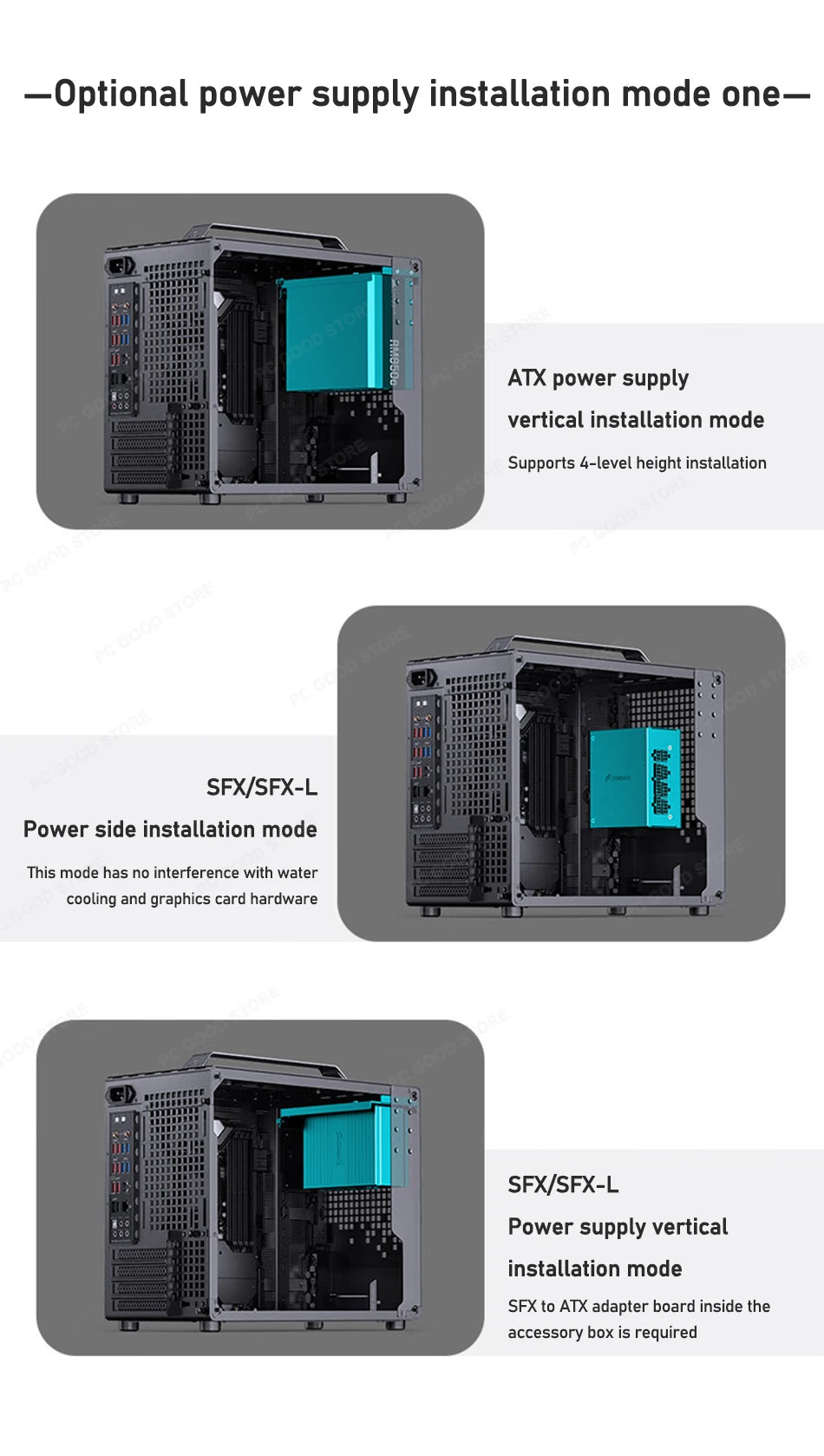 JONSBO Z20 MATX Case Detachable Handle Supports 240 Water-cooled 363mm Graphics Card Side  Transparency Desktop Mini PC Chassis