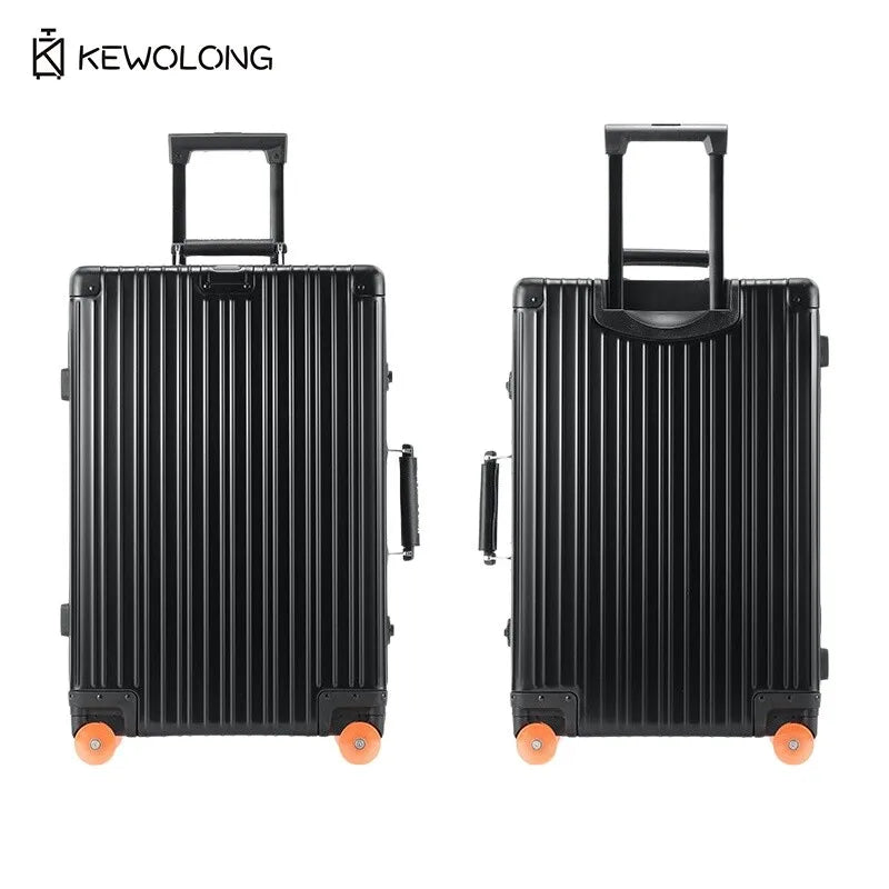 Vollaluminium-Magnesium-Legierungskoffer 20 29 Zoll – langlebiges Einscheckgepäck aus Metall mit TSA-Schloss, Handgepäck mit großer Kapazität.