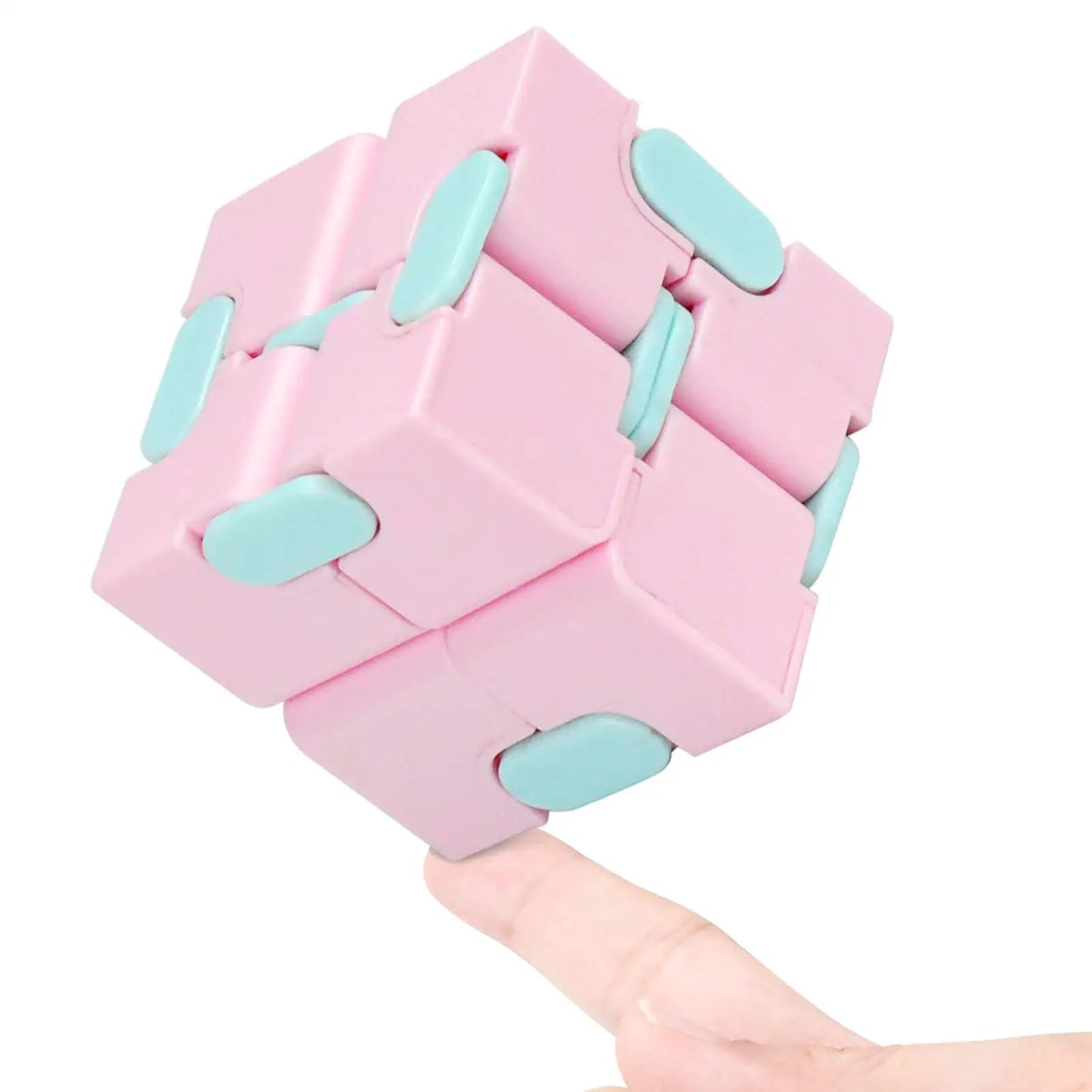 Infinity Cube Fidget Sensory Toy Mini Puzzle Cube Toy Stress Anxiety Relief Magic Puzzle Flip Toy for ADHD Autistic Kids Adult.