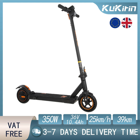 KuKirin S1 Max EU STOCK 2025 New Electric Scooters 350W Motor 36V 10.4Ah Battery 8 inch Tire 39km Max Range Foldable E-Scooters.