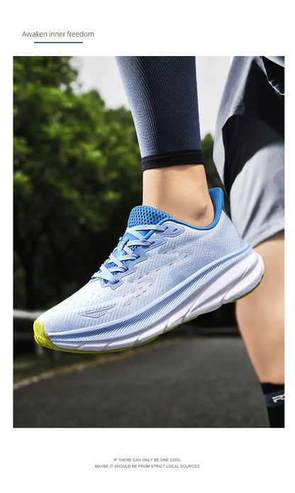 Men's Running Shoes Luxury shoes Couple Outdoor Sneakers Cushioning Breathable Mesh Off-road Trainer Shoes Race Non-Slip Fashion.