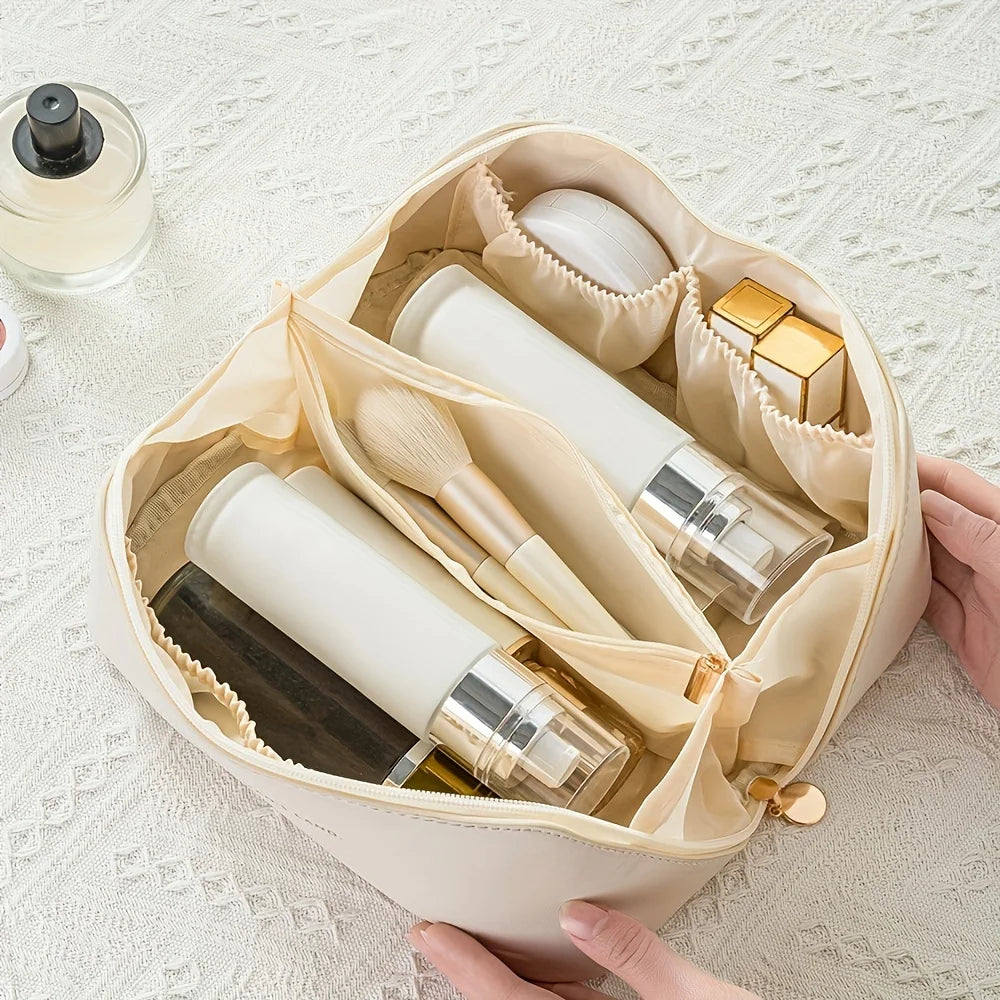 Makeup Organizer Female Toiletry Kit Bag Make Up Case Storage Pouch Luxury Lady Box, Cosmetic Bag, Organizer Bag For Travel Zip.