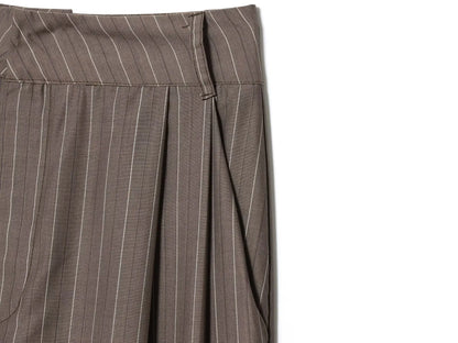 KONDALA Women Elegant Striped Blazer Suit Slim Button Blazer or Wide-leg Pants 2025 Spring Fall Fashion Mujer Commute Pants Set.