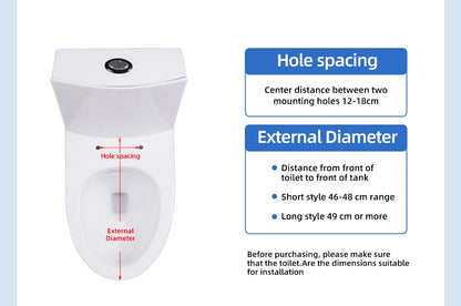 Intelligenter Bidet-Toilettensitz für Badezimmer, beheizter Sitz, langsames Schließen, warmer Trockner, hinten vorne, waschbar, warmes Wasser, Fernbedienung, Nachtlicht