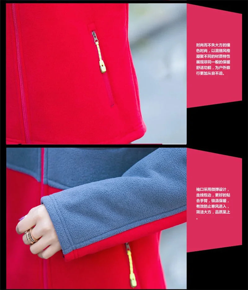 Plus Size Damen-Plüsch-Sweatshirt, verdickter Fleece-Mantel, junge, bestickte Bluse mittleren Alters, lockerer Reißverschluss, weibliche Jacke.