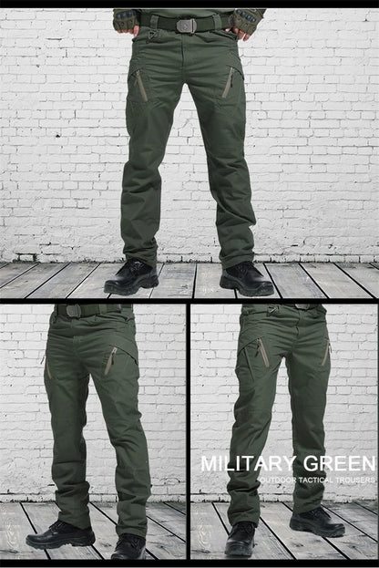 Tactical Cargo Pants Men Outdoor Waterproof SWAT Combat Military Camouflage Trousers Casual Multi Pocket Male Work Joggers.